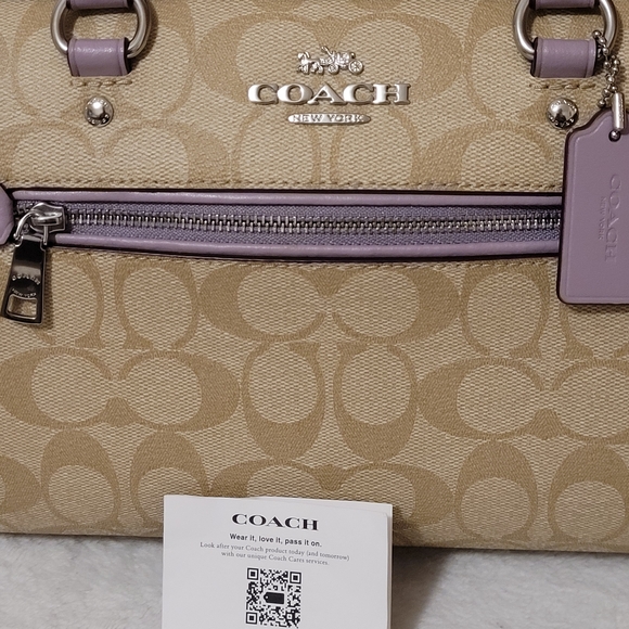 Coach Rowan Satchel in Signature Canvas - Picture 12 of 13
